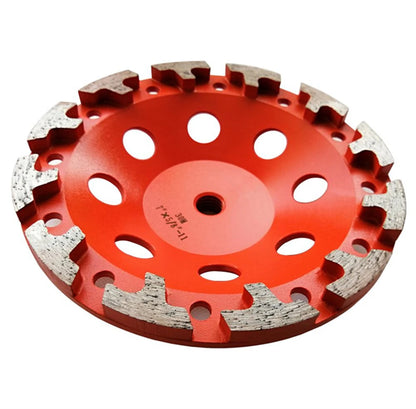 9PCS Diamond Grinding Disc Set for Concrete Floor - 4/5/6/7 Inch Hard Bond  with T Shape Segments and M14 Screw for Angle Grinde