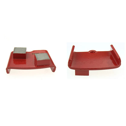 Fast-Locking Concrete Abrasive Grinding Tools: HTC  EZ Floor Pads with Two Square Segments at a Competitive Price  12PCS