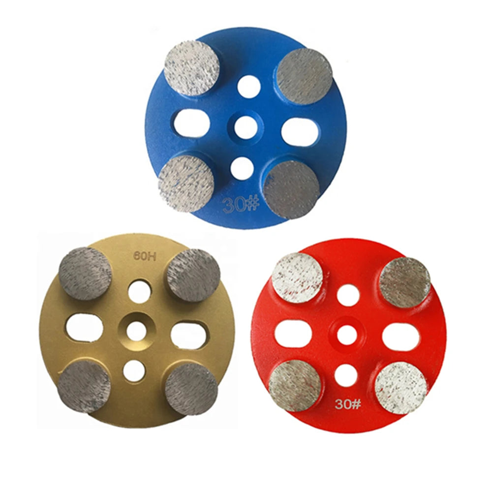 Round Segment Diamond Grinding Wheel for Concrete Polishing on Terrazzo Floors - Set of 12PCS