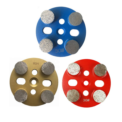Round Segment Diamond Grinding Wheel for Concrete Polishing on Terrazzo Floors - Set of 12PCS