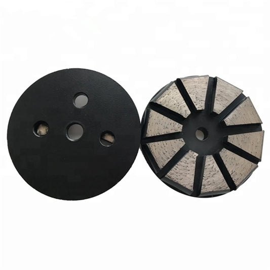 Efficient Grinding with Universal Metal Bond Diamond Disc for Concrete and Terrazzo Floors  3 inch Floor Pads Set of 9 PCS