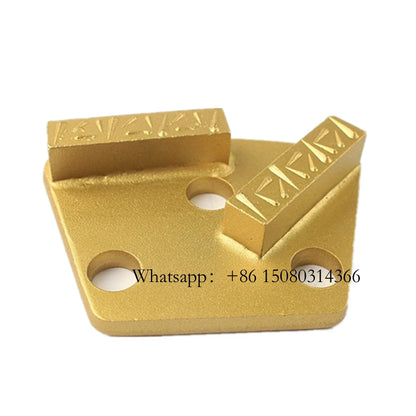 Trapezoid Metal Abrasive Tools PCD Diamond Grinding Pad Blastrac Split Block For Concrete Epoxy Coating Removal 12PCS