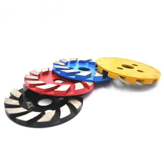 Premium Diamond Grinding Disc for Four Steps Metal Bond Stone Grinding Wheel. D 100mm 4 Inch Diamond Concrete Floor Pads  Contai