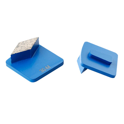 Husqvarna Single Rhombus Grinding Bar Redi Lock Concrete Wheel Floor Renovate Tools Husqvarna Diamond Shoes 12PCS