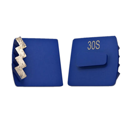 Husqvarna Diamond Grinding Shoes Redi Lock Diamond Grinding Shoes - Single Zigzag Segment - 9PCS - for  Concrete Floor Renovation