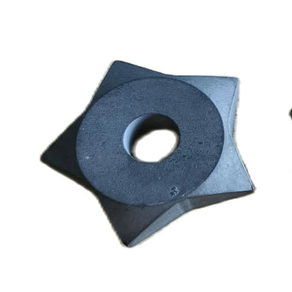 Bush Hammer  Pentagram Segments Black Gold Material For Marble Granite Diamond Abrasive Tools Power Accessorries 6Pcs
