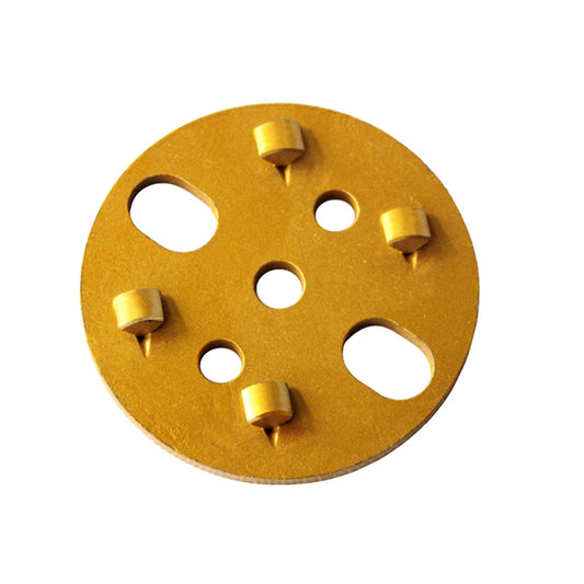 9 PCS Four Quarter PCD Metal Bond Diamond Grinding Disc - 4 Inch Concrete Floor Pad for Efficient Removal of Thick Epoxy Coating
