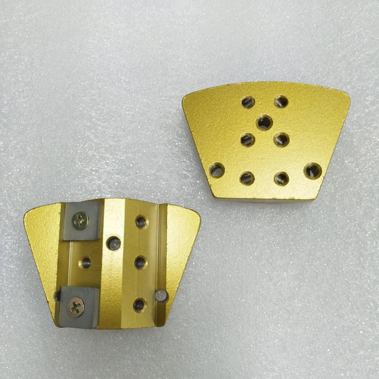 Trapezoid 9pc Diamond Tungsten Carbide Scraper for the Removal of Mastics Glue floor Concrete Grinding Tool ASL 9cm Hole size