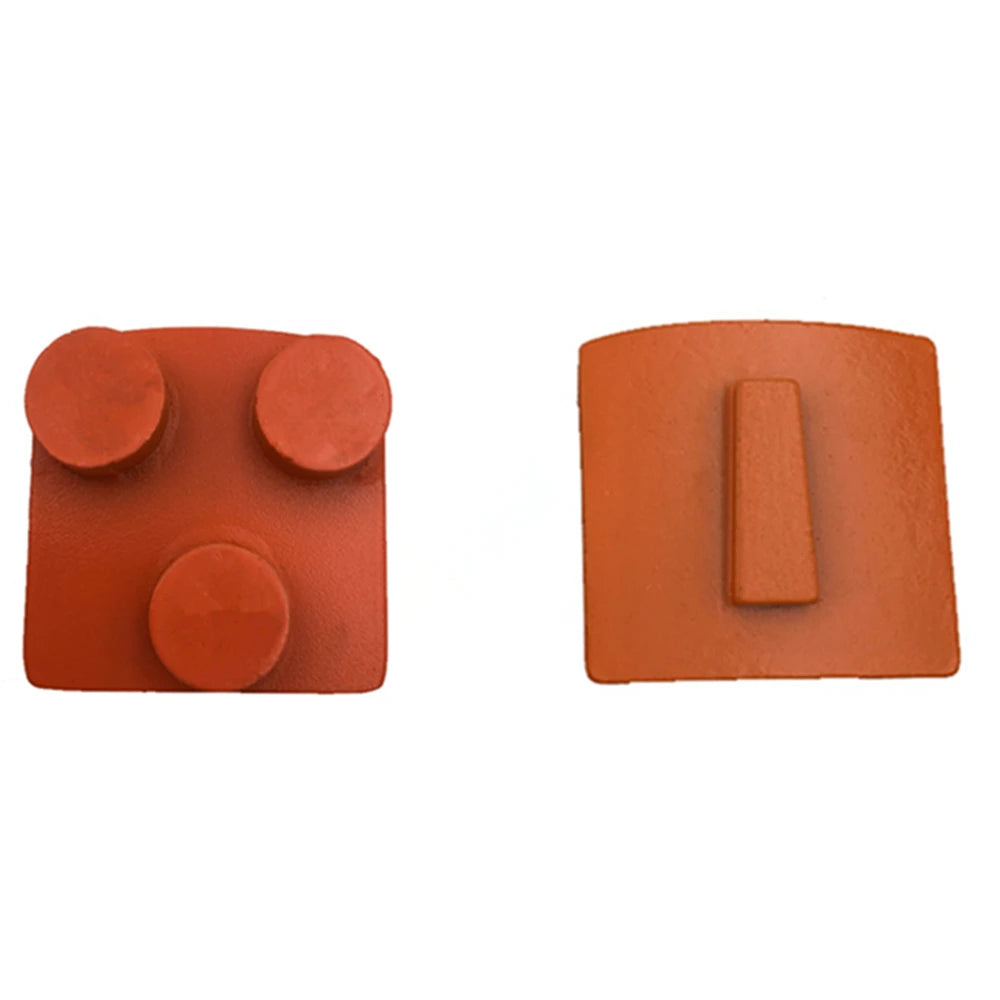 Husqvarna Redi Lock Diamond Grinding Pads Redi Lock Diamond Grinding Plates Three Round Segments Metal Floor Grindng Block For Aztec  Diamatic Sase 12PCS