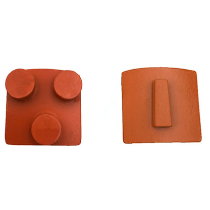Husqvarna Redi Lock Diamond Grinding Pads Redi Lock Diamond Grinding Plates Three Round Segments Metal Floor Grindng Block For Aztec  Diamatic Sase 12PCS