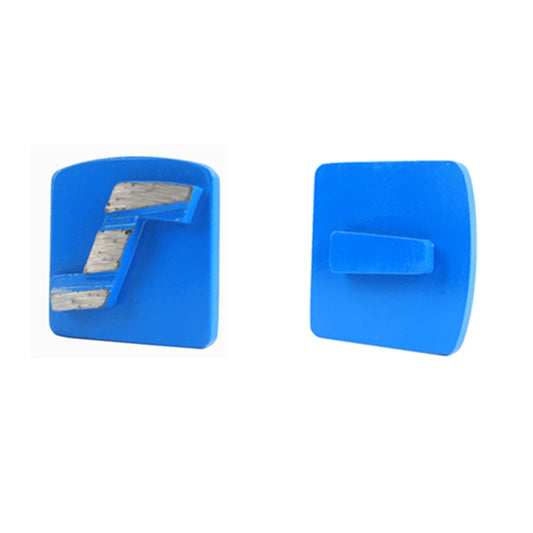 Husqvarna /Scanmaskin Diamond Grinding Shoes Redi Lock Diamond Grinding Plates with Single Z Shape Segment for  Tools 9 PCS