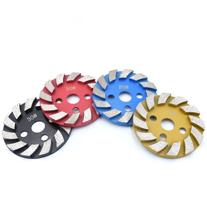 Premium Diamond Grinding Disc for Four Steps Metal Bond Stone Grinding Wheel. D 100mm 4 Inch Diamond Concrete Floor Pads  Contai