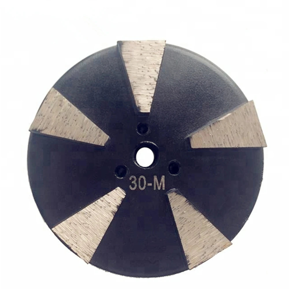 Diamond Grinding Cup Wheel 3 Inch Concrete Pads With Five Segments For Terrazzo and Concrete Floor Polishing 9PCS