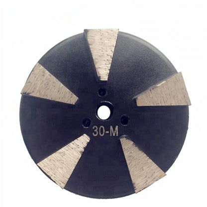 Diamond Grinding Cup Wheel 3 Inch Concrete Pads With Five Segments For Terrazzo and Concrete Floor Polishing 9PCS