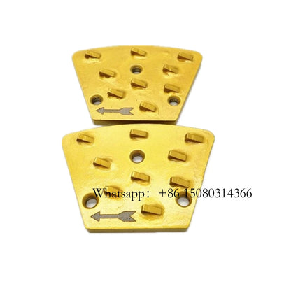 Aggressive PCD Segments Half Reverse Grinding Disc Metal Bond Scraper Concrete Floor Stock Remove Heavy Duty 12PCS