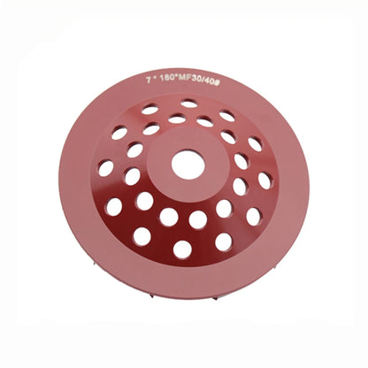7 Inch Metal Bond Diamond Grinding Cup Wheel with Rhombus Segments for Terrazzo Floor  Pack of 3PCS