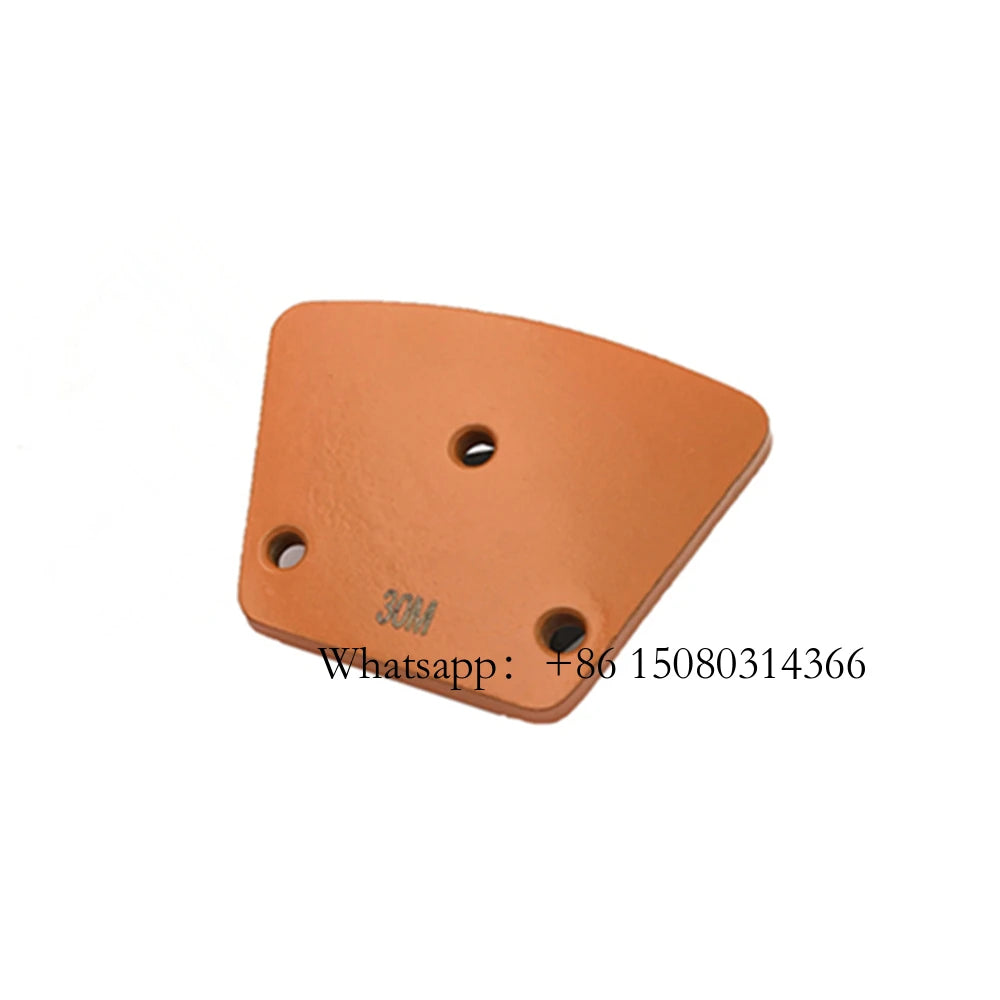 ASL  Single Hexagon Segment Floor Polishing Disc Metal Diamond Concrete Grinding Pad Trapezoid Shoes For 12PC