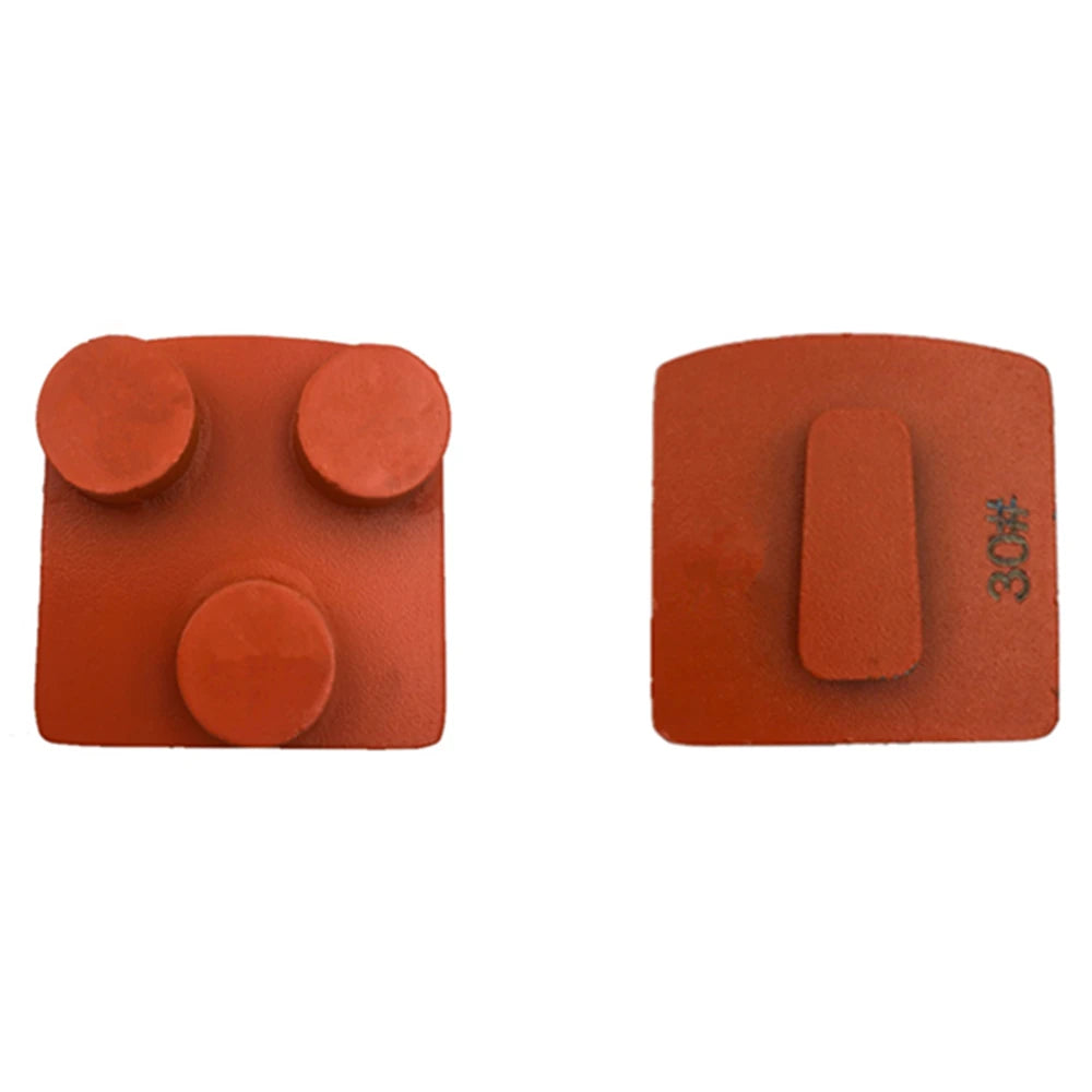 Husqvarna Redi Lock Diamond Grinding Pads Redi Lock Diamond Grinding Plates Three Round Segments Metal Floor Grindng Block For Aztec  Diamatic Sase 12PCS