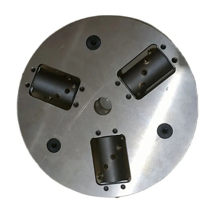 Bush Hammer Polishing Wheel 300mm 3 Rollers Rotary  Plate Diamond Abrasive  For Concrete And Stone Power Tool Accessory