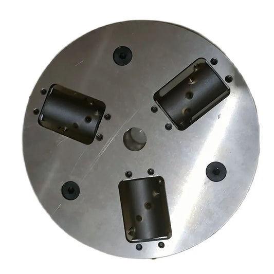 Bush Hammer Polishing Wheel 300mm 3 Rollers Rotary  Plate Diamond Abrasive  For Concrete And Stone Power Tool Accessory