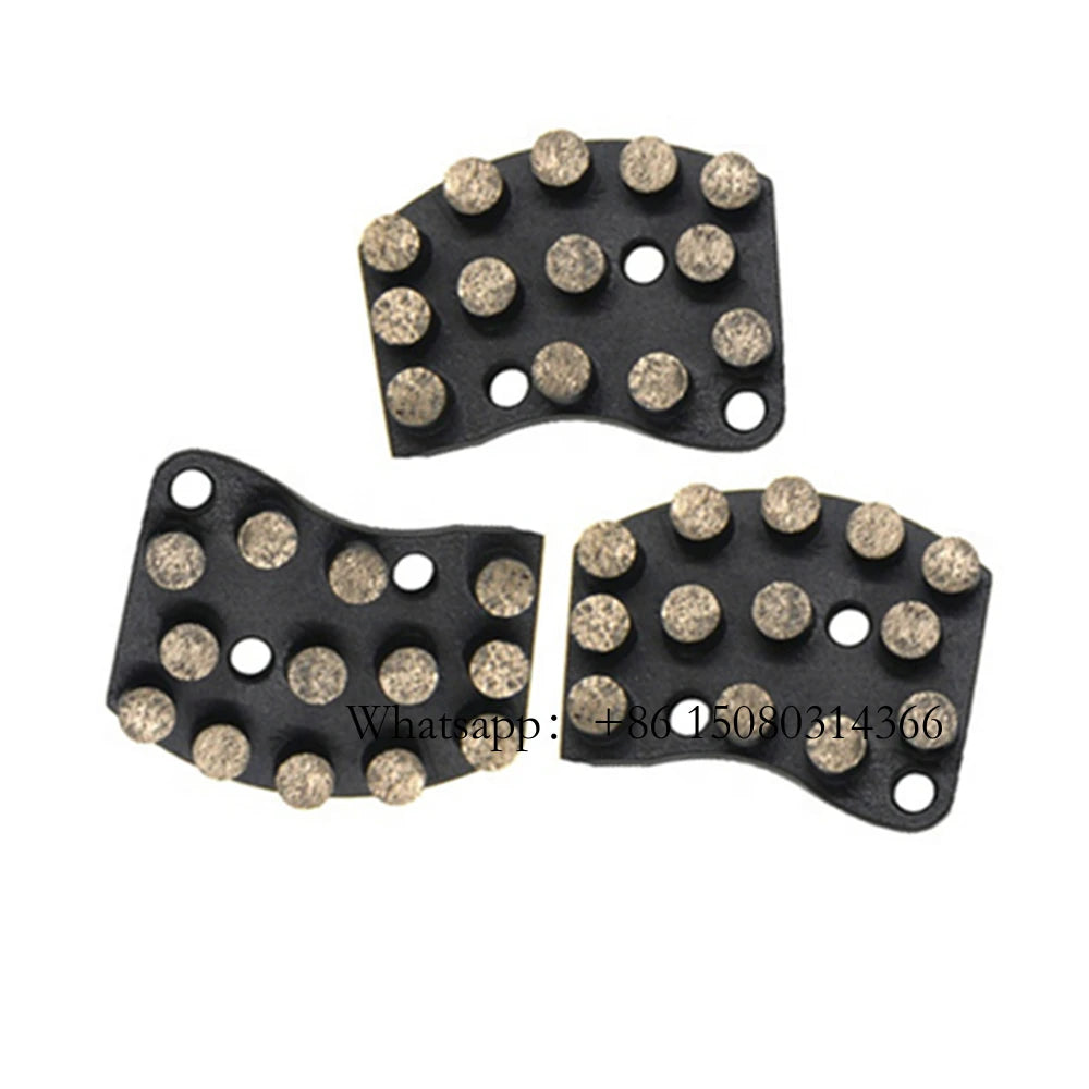 Thirteen Round Grinding Bars Blastrac Metal Bond Segments M6 Screw Holes Long Last Shoes For ASL Grinder 12PCS