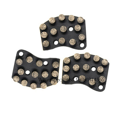 Thirteen Round Grinding Bars Blastrac Metal Bond Segments M6 Screw Holes Long Last Shoes For ASL Grinder 12PCS