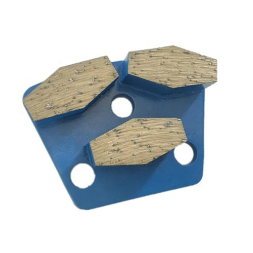 ASL Trapezoid Disc Diamond Pads with 3 segments are ideal for concrete grinding and come in a set of 9 PCS