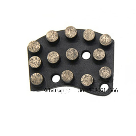 Thirteen Round Grinding Bars Blastrac Metal Bond Segments M6 Screw Holes Long Last Shoes For ASL Grinder 12PCS