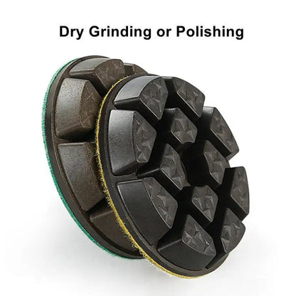 4 Step  3"/80mm  Concrete Floor Polishing Pads Resin Bond Diamond  Sanding Disc  Renew Repairing