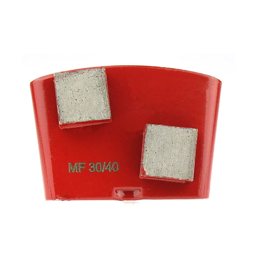 Fast-Locking Concrete Abrasive Grinding Tools: HTC  EZ Floor Pads with Two Square Segments at a Competitive Price  12PCS