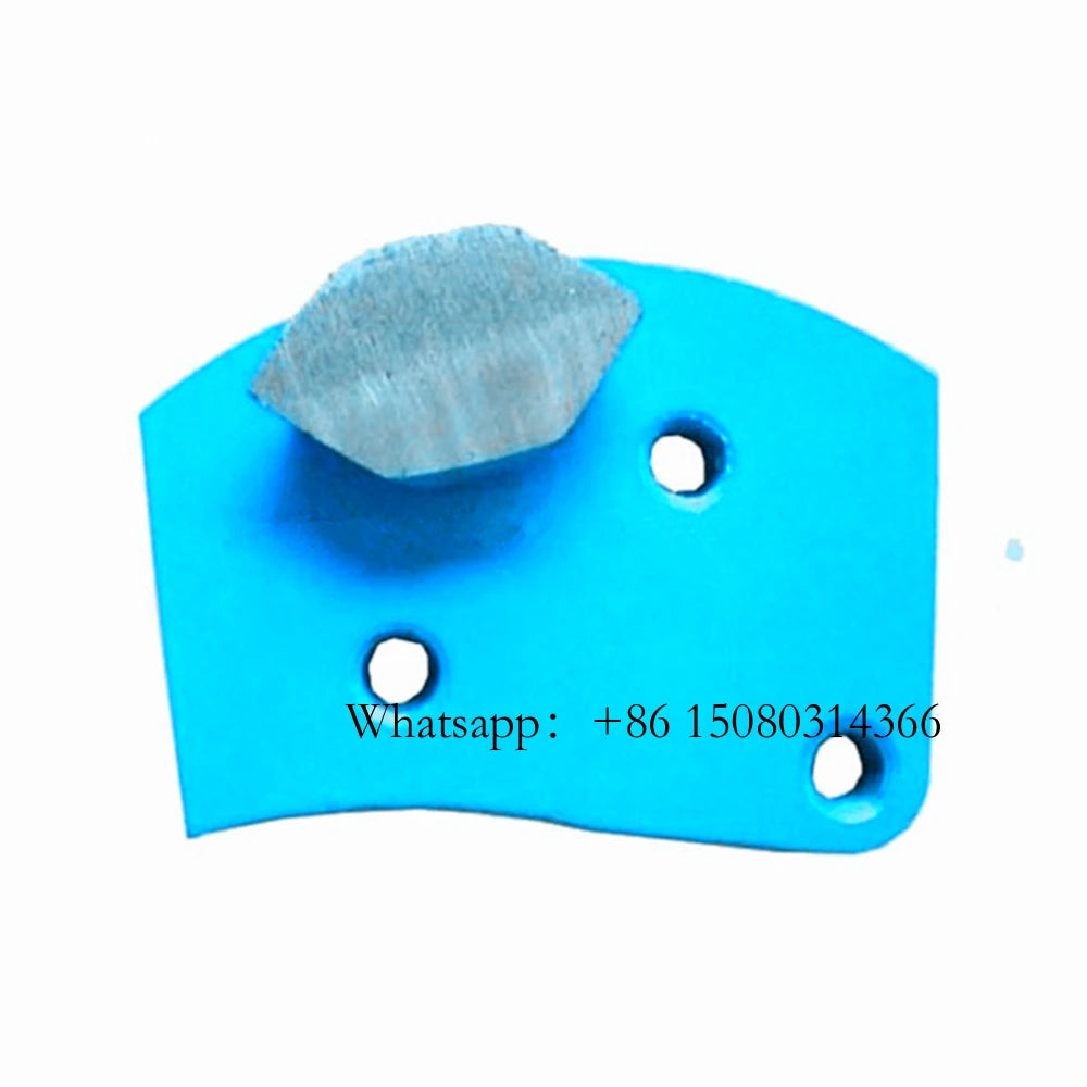 Single Floor Grinding Bar M6 Thread Holes Connection Hexagonal Segment Medium Bond Blades For ASL Grinder 12PCS