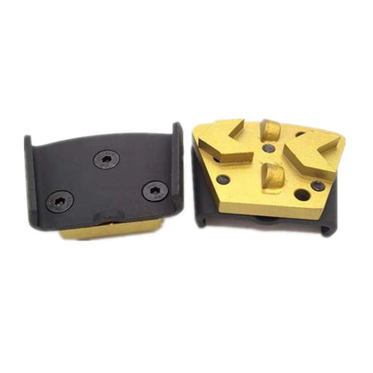 Sharp Arrow Grinding Segments Two Half PCD Insert Milling Cutter Block for  HTC  EZ Type Concrete Floor Diamond Tools - 12PCS