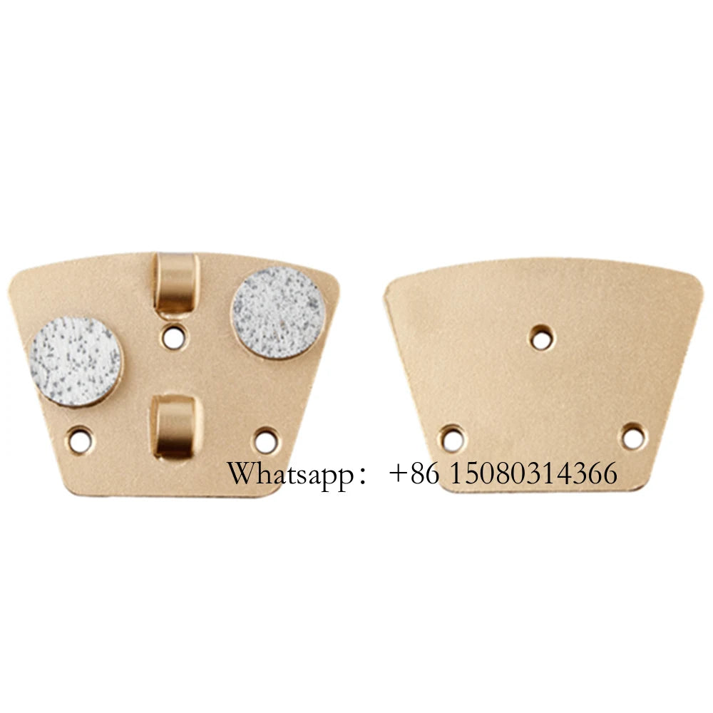 Glue Coating Removing Concrete Floor PCD Disc Blastrac Metal Epoxy Flooring Tools Two Round Bars Grinding Segments 12PCS