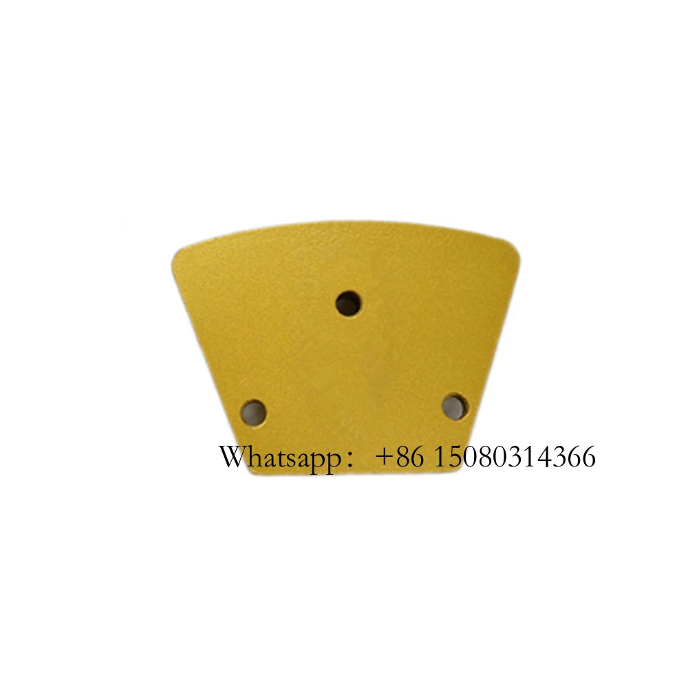 Three Connection Holes Blank Blastrac PCD Grinding Pad Aggressive Fast Floor Segment Epoxy Remove Tools 12PCS