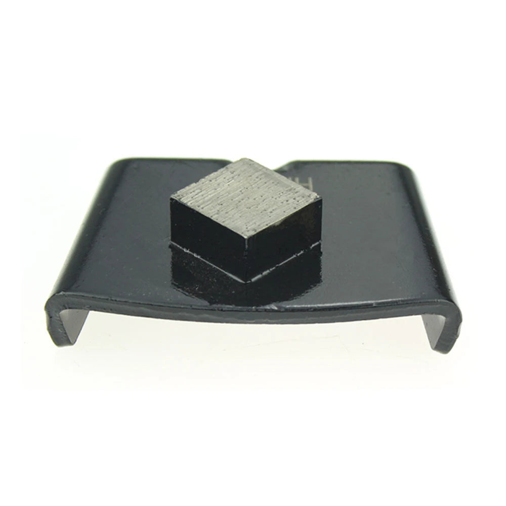 HTC EZ Type Diamond Concrete Floor Pads with Single Square Grinding Segment for Efficient Grinding - 12PCS