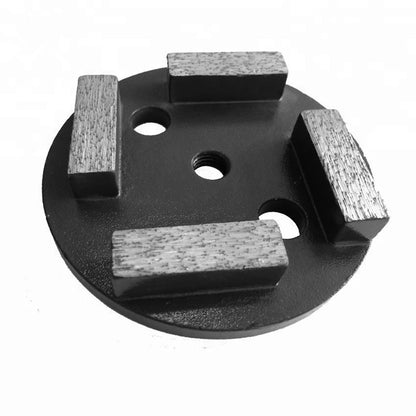 4 inch Diamond Grinding Disc with Center Screw Hole - 9PCS Aggressive Concrete Grinding Plates Perfect for Floor Polishing