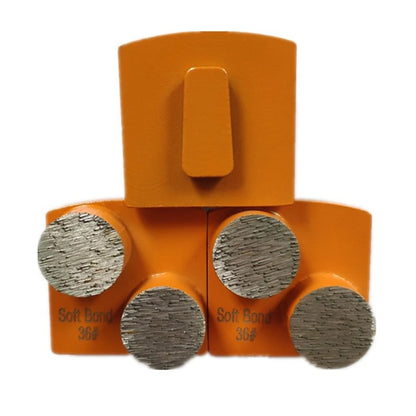 Husqvarna Quick Lock Insert Husqvarna Concrete Floor Grinding Segments With Two Round Bars 9PCS