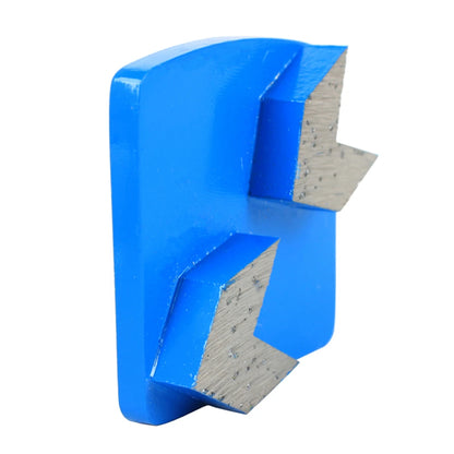 Husqvarna Soft Medium Hard Metal Bond Diamonds Husqvarna Concrete Floor Grinding Blade Arrow Round Rectangle Segments 12PCS
