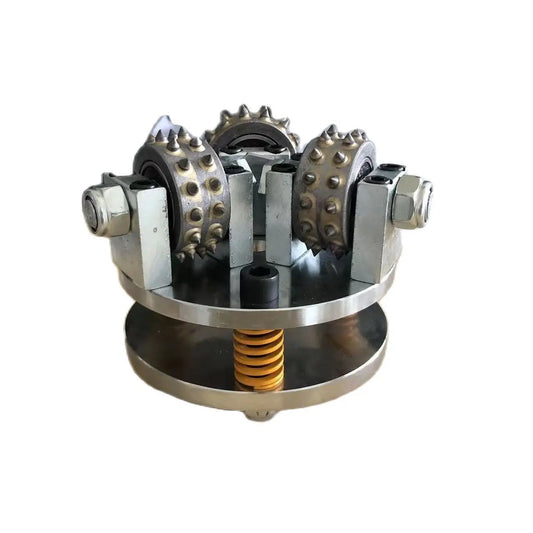 Bush Hammer 5 Inch 125mm Abrasive Tool Alloy  Litchi 3-Rollers For Grinding And Polishing Stone Marble Granite Concrete Floor
