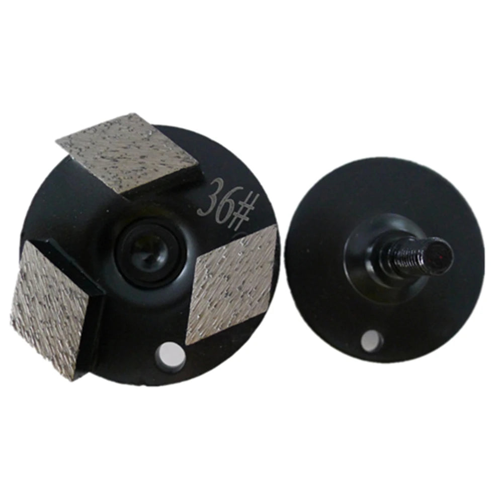 3 Inch Diamond Plus Concrete Grinding Disc with Three Rhombus Segments for Stone and Terrazzo Floors - Pack of 12