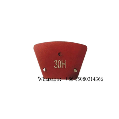 Big Bar Segmented Magnetic Diamond Grinding Shoes Blastrac Metal Bond Concrete Floor Pads For CPS Machine 12PCS