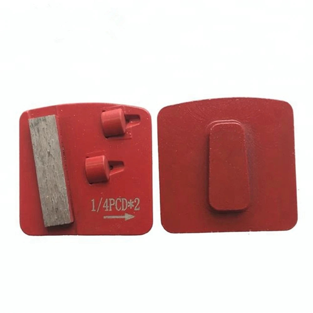 Husqvarna/Scanmaskin PCD grinding shoes The Redi Lock Diamond Grinding Block  PCD Pads with Two Quarter And One Bar Are Perfect For Coating Removal 9 PCS