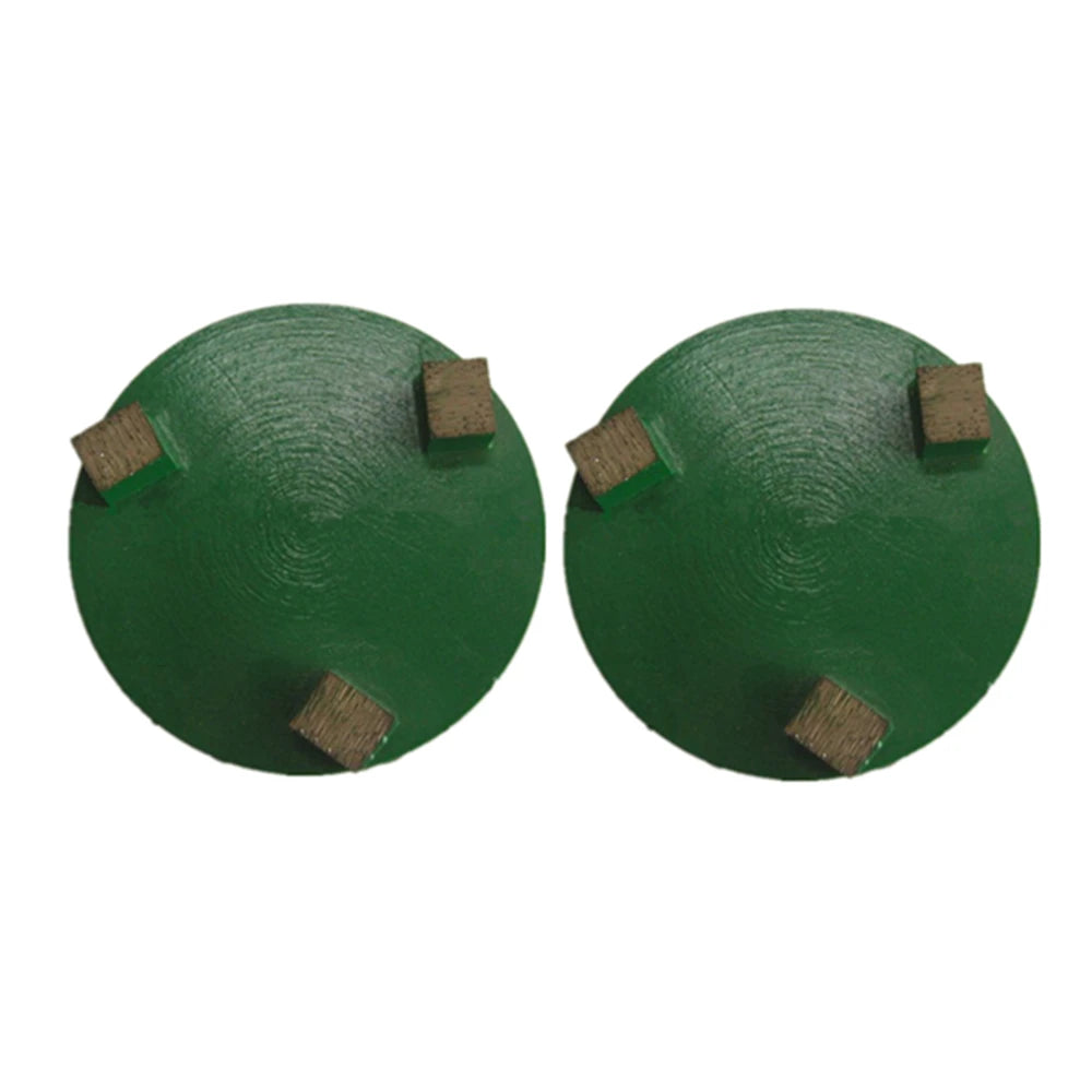 9PCS Metal Grinding Puck - D83mm 3 Inch Dry Pad with 3 Cubic Segments for Floor Grinder and Polishing