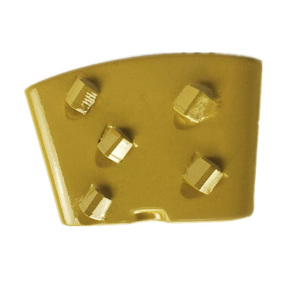 Soft Metal Bond PCD Grinding Scraper Epoxy Resin  Hard Concrete, Removing Glue Coating  Five One Third  HTC  EZ Floor Pads 9PCS