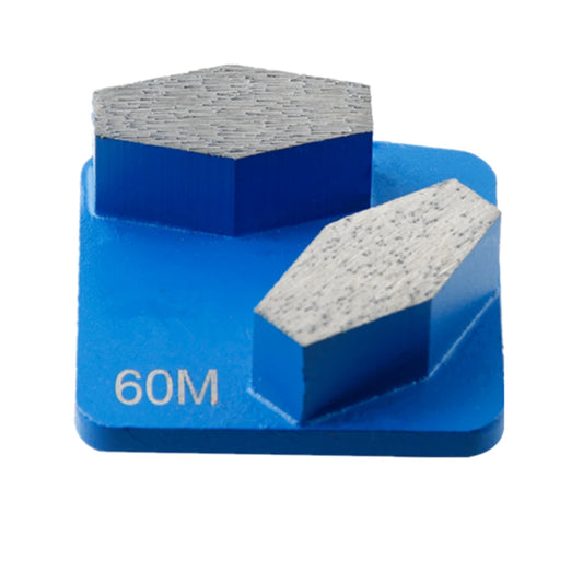 Husqvarna Redi Lock Diamond Grinding Pads Redilock Double Bars Diamond Grinding Segments for  Grinder - 9PCS