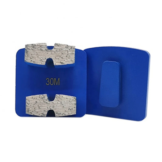 Husqvarna  Redi Lock Diamond Grinding Pads  Redilock Diamond Floor Grinding Shoes with Double Segment Bars for  Machine 9 PCS