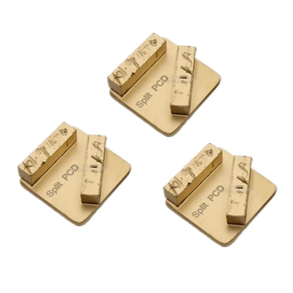 Husqvarna Concrete Coating Removing Redi Lock PCD Diamond Grinding Shoes with Double Split Segments for Coating Removal on  Floor Grinders   9 PCS