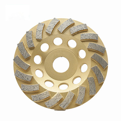 Super Long Lifespan 5 Inch Metal Diamond Cup Wheel with 18 Segments for Concrete Floor Grinding - 9PCS