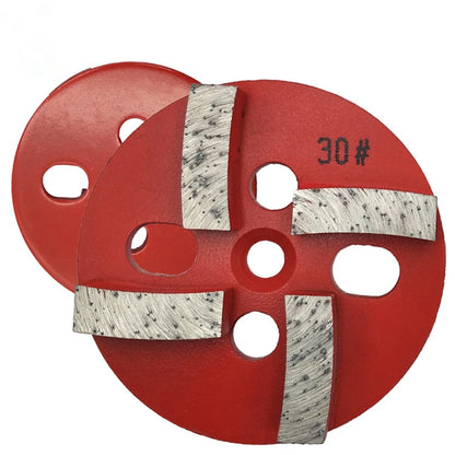 12PCS Rectangle Curved Segments Diamond Grinding Cup Wheel - Floor Polishing Disc for Rough Concrete and Terrazzo
