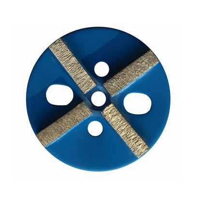 12PCS D100mm Universal 4 Inch Metal Bond Diamond Cup Wheel - Grinding Disc with 4 Segments, 10mm Thickness, Ideal for Floor Poli